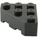 LEGO Black Wedge Brick 3 x 3 without Corner (30505)