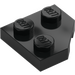 LEGO Black Wedge Plate 2 x 2 Cut Corner (26601)