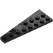 레고 검은색 쐐기 그릇 3 x 8 날개 오른쪽 (3545)