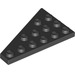 LEGO Black Wedge Plate 4 x 6 Wing Right (48205)