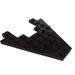 LEGO Schwarz Keil Platte 8 x 8 mit 3 x 4 Ausgeschnitten (6104)