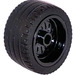 LEGO Černá Wheel 18x12 with Black Tyre low profile 24x12 (18976/18977)