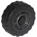 LEGO Noir Wheel Hub Ø11.2 x 8 with Centre Groove with Tire Ø 17.6 x 6.24 with Band