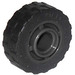 LEGO Black Wheel Hub Ø11.2 x 8 with Centre Groove with Tire Ø 17.6 x 6.24 with Band
