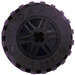 LEGO Black Wheel Rim Ø18 x 14 with Axle Hole with Tire 30.4 x 14 with Offset Tread Pattern and No band