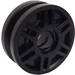 LEGO Black Wheel Rim Ø18 x 7  with Deep Spokes and Brake Rotor (13971 / 77031)