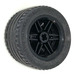 LEGO Noir Wheel Rim Ø30 x 20 with No Pinholes, with Reinforced Rim with Tire, Low Profile, Wide Ø43.2 X 22 ZR