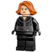 LEGO Black Widow with Short Hair and Plain Legs Minifigure