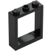 LEGO Black Window Frame 1 x 3 x 3 (51239)