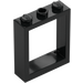 LEGO Black Window Frame 1 x 3 x 3 (51239)