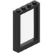 LEGO Zwart Venster Kader 1 x 4 x 5 met Fixed Glas