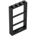 LEGO Black Window Frame 1 x 4 x 6 with Three Panes (46523 / 57894)