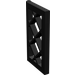 LEGO Black Window Pane 1 x 2 x 3 Lattice (Unreinforced) (2529 / 60607)