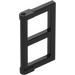 レゴ 黒 ウィンドウ Pane 1 x 2 x 3 厚いコーナータブ付き (28961 / 60608)