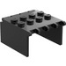 LEGO Black Windscreen 4 x 4 x 2 Canopy Extender (2337)