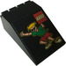 LEGO Schwarz Windschutzscheibe 6 x 4 x 2 Überdachung mit Lego Logo und Boy Aufkleber (4474)