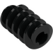 LEGO Black Worm Gear with New Axle (32905)