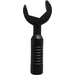 LEGO Schwarz Wrench mit Open Ende 6 Rippen Griff