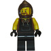 LEGO Blacksmith with Beard and Dark Brown Farmer&#039;s Cowl Minifigure