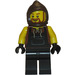 LEGO Blacksmith avec Beard et Dark Brown Farmer&#039;s Cowl Figurine