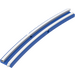 LEGO Blauw 12V Traintrack Conducting spoor Gebogen met stopcontacten (3241)