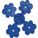 LEGO Blau 4 Blume Heads auf Sprue (3742 / 56750)