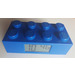 LEGO Blue Alarm Clock - 2 x 4 Brick (Blue)