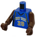 LEGO Blauw Allan Houston, New York Knicks, Road Uniform Torso