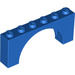 LEGO Bleu Cambre 1 x 6 x 2 Dessus d&#039;épaisseur moyenne (15254)