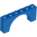 LEGO Blau Bogen 1 x 6 x 2 Dünne Oberseite ohne verstärkte Unterseite (12939)