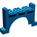 LEGO Blue Arch 2 x 12 x 6 Wall with Slopes (30272)