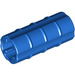 LEGO Blauw As Connector (Geribbeld met &#039;x&#039;-vormig gat) (6538)