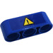 LEGO Blu Trave 3 con Exclamation Mark in Danger Sign Adesivo (32523)