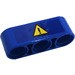 LEGO Bleu Faisceau 3 avec Exclamation Mark dans Danger Sign Autocollant (32523)