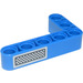 LEGO Blue Beam 3 x 5 Bent 90 degrees, 3 and 5 Holes with Black Grille Sticker (32526)