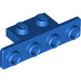 LEGO Blue Bracket 1 x 2 - 1 x 4 with Rounded Corners (2436 / 10201)