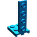 LEGO Blue Bracket 2 x 2 - 1 x 4 (2422)