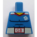 LEGO Blue Brawny Boxer Torso without Arms (973)