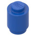 LEGO Blue Brick 1 x 1 Round with Solid Stud