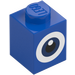 LEGO Blue Brick 1 x 1 with Eye (3005 / 95020)