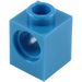 LEGO Blauw Steen 1 x 1 met Gat (6541)