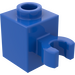 LEGO Blue Brick 1 x 1 with Vertical Clip (Open &#039;O&#039; Clip, Hollow Stud) (60475 / 65460)