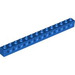 LEGO Blau Backstein 1 x 14 mit Löcher (32018)
