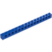 레고 파란색 벽돌 1 x 16 ~와 함께 구멍 (3703)