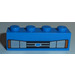 LEGO Blauw Steen 1 x 4 met Auto Headlights en Blauw ovaal (83009 / 83117)