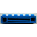 LEGO Blau Backstein 1 x 6 mit Auto Gitter (Embossed) (3009)