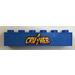 LEGO Blue Brick 1 x 6 with &#039;Crusher&#039; Sticker (3009)