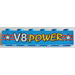LEGO Blue Brick 1 x 6 with &#039;V8 Power&#039; (3009)