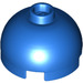 LEGO Bleu Brique 2 x 2 Rond avec Dome Haut (Goujon de sécurité, support d&#039;essieu) (3262 / 30367)