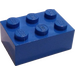 LEGO Blue Brick 2 x 3 without Internal Supports